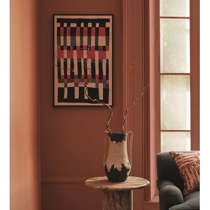 OKA | Orson Stripe Hand-Painted Wall Art - Multi | Wall Art