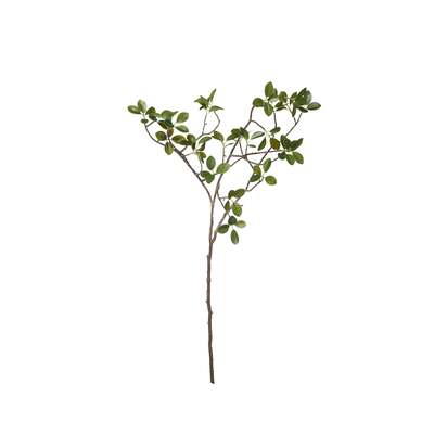 OKA | Faux Garden Shrub Branch - Green | Faux Flower Branch