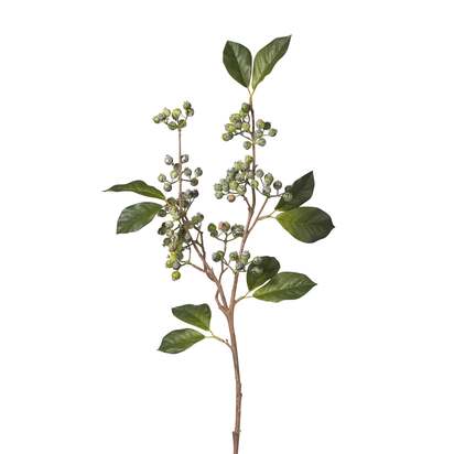 OKA | Faux Wild Juniper Stem - Green | Faux Flower Stem