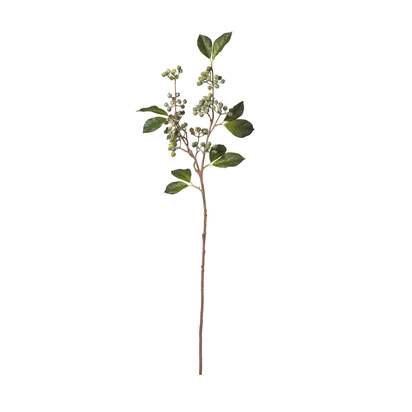 OKA | Faux Wild Juniper Stem - Green | Faux Flower Stem