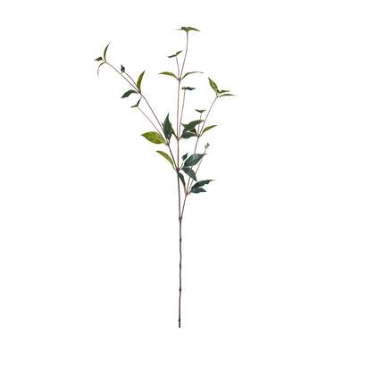 OKA | Faux Peony Leaves Stem - Green | Faux Flower Branch