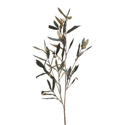 OKA | Faux Olive Branch Stem - Green | Faux Flower Stem