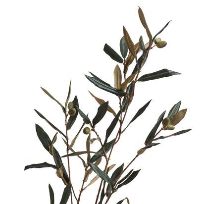 OKA | Faux Olive Branch Stem - Green | Faux Flower Stem