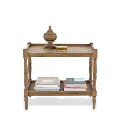 OKA | Radnor Side Table - Large - Weathered Oak | Side Table