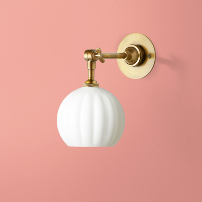 Mumford wall fitting in antique brass