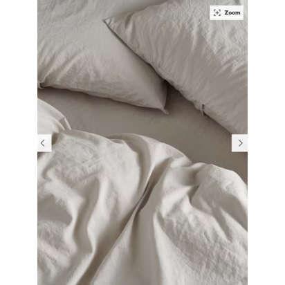 Clay cotton double duvet