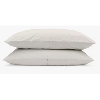 Relaxed Cotton Pair Standard Pillowcase, Clay