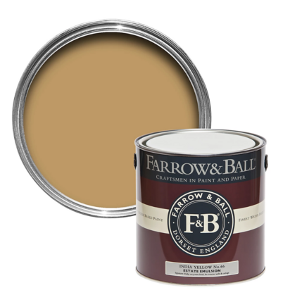 Farrow and Ball India Yellow no.66 Sample