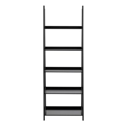 Eli Bookcase with 5 Shelves in Black