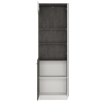Tavistock 3 Tall Glazed Display Cabinet (LH)