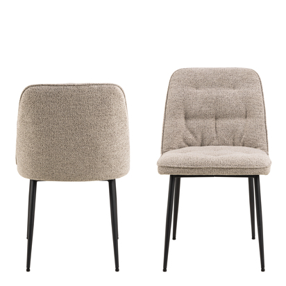 Hudson Dining Chair in Monza Beige Set of 2