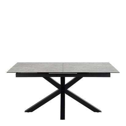 Sorrento Extendable Dining Table with Ceramic Grey Top 168cm