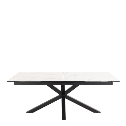 Sorrento Extendable Dining Table with Ceramic White Top 200cm