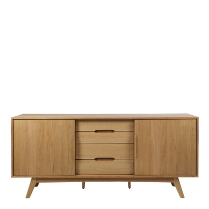 Hayes 2 2 Door 4 Drawers Sideboard in Oak