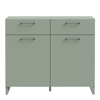 Sali 2 Door 2 Drawer Chest in Sage Green