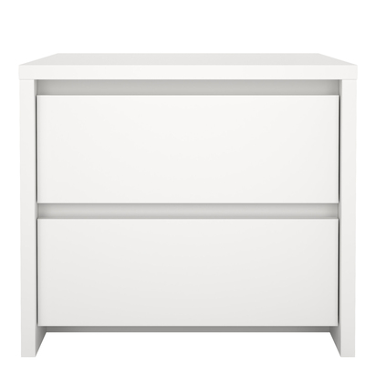 Weston 4 Nightstand 2 drawers White