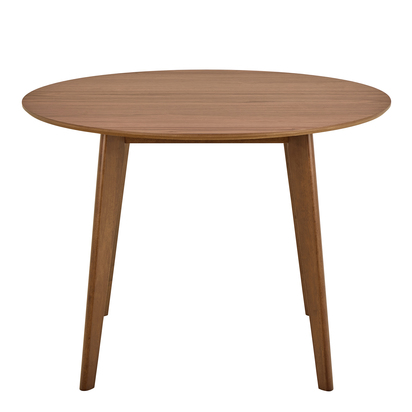 Harper 3 Round Dining Table in Walnut 105cm