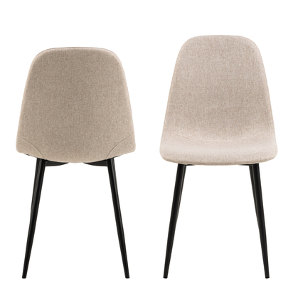 Avery 2 Dining Chair in Beige Set of 4