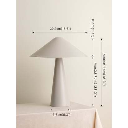 Orta - 1 light warm white cone table lamp - Default Title