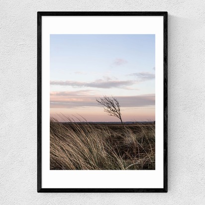 At The Coast IV 50x70cm Frame Black Narrow (15mm) 