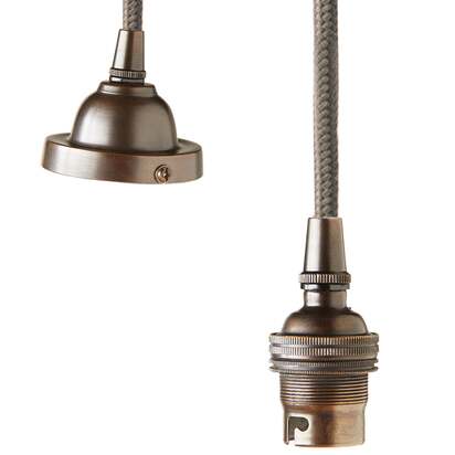 Classic Pendant Light Kit in Antiqued Bronze