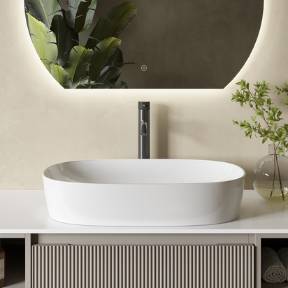 Sophia Oval Countertop Basin - 600 x 380mm
