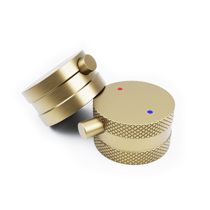 Core Wall Mounted Bath Shower Mixer, Handset & Hose - Brushed Brass