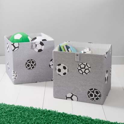 Set of 2 Football Foldable Boxes