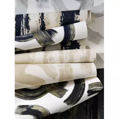 Clarke & Clarke Malevich Wallpaper Linen | L10.05m x W52cm
