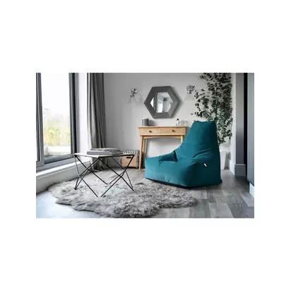 Extreme Lounging Mighty Brushed Suede Bean Bag Teal | H94 x W99 x D80cm