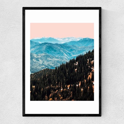 View A2 (42 x 59.4cm) Frame Black Narrow (15mm) 