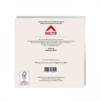 Glimmer Skies Christmas Cards (48pk)