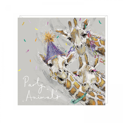 Party Animals Greetings Card (6pk)