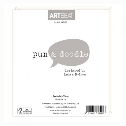 Probably Time Greetings Card (6pk)