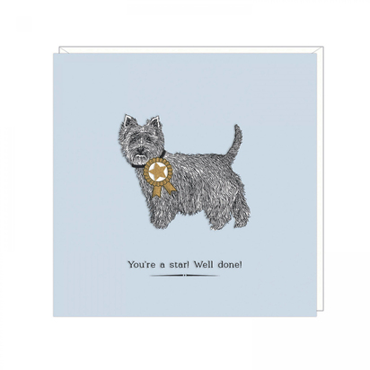 Star Greetings Card (6pk)