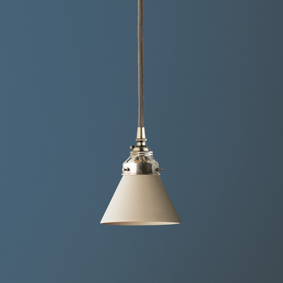 Flora ceramic shade in natural plaster