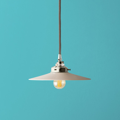 Cecilia ceramic shade in natural plaster