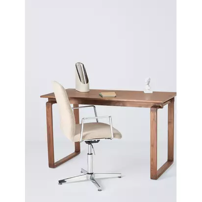John Lewis Auden Office Chair, Natural Lake Natural | 62.50 x 59 x 93-107