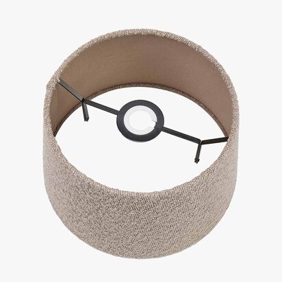 Martigues 30cm Taupe Boucle Tapered Lampshade