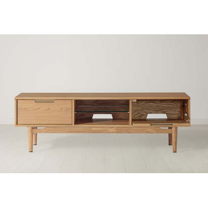 TV Unit 01 For TVs up to 60-inches, Oak