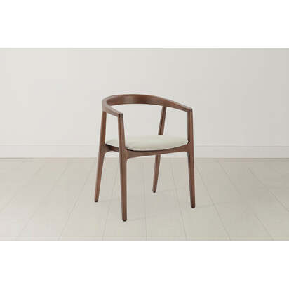 Dining Chair 01 (set of 2), Walnut / Oatmeal