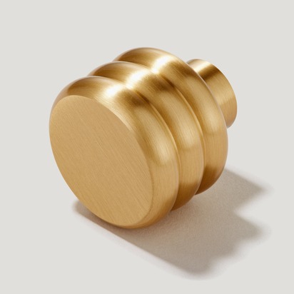ALVA 30mm Knob - Brass - Cabinet Knob only