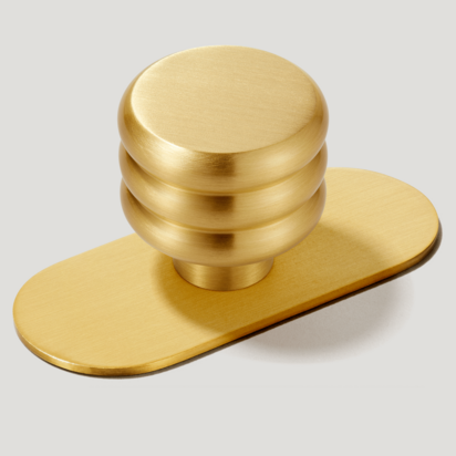 ALVA 30mm Knob - Brass - Cabinet Knob only