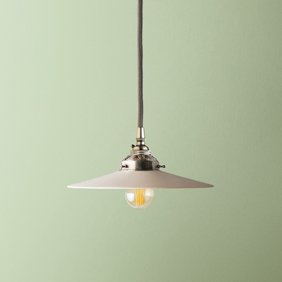 Cecilia ceramic shade in natural plaster