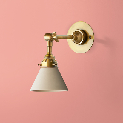 Mumford wall fitting in antique brass