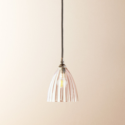 Smaller Scallop in clear glass