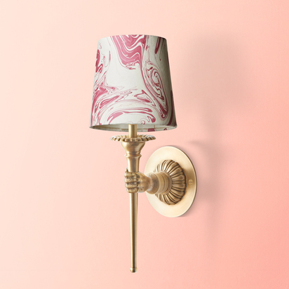 Brighton wall fitting in brass