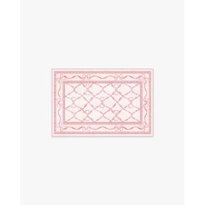 Eloise Pink Flatwoven Rug by Mrs. Alice - 60 x 90 cm - Rug + Pad System