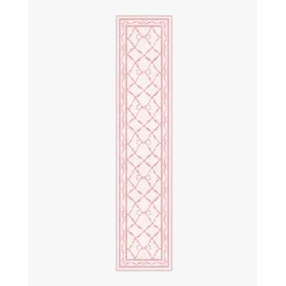 Eloise Pink Flatwoven Rug by Mrs. Alice - 75 x 365 cm - Rug + Pad System