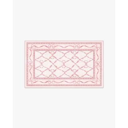 Eloise Pink Flatwoven Rug by Mrs. Alice - 90 x 150 cm - Rug + Pad System